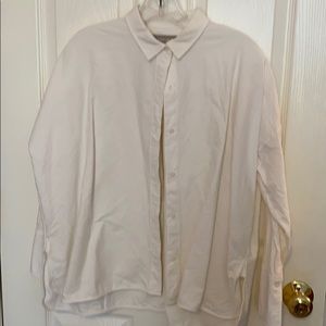 Everlane Japanese Oxford square shirt in white